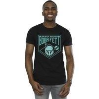 Star Wars Men/'s The Book of Boba Fett Galactic Helm Chest T-Shirt Black XXX-Large