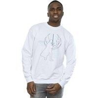 Star Wars Men/'s OBI-Wan Kenobi Jedi Master Balance Sweatshirt White Large