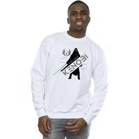 Star Wars Men/'s OBI-Wan Kenobi Jedi Knight Sweatshirt White X-Large