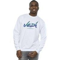 Star Wars Men/'s OBI-Wan Kenobi Jedi Painted Font Sweatshirt White Small