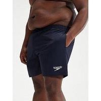 Speedo Men/'s Plus Size ESentials 16 Inch Swim Shorts, Watershort| Swiming Trunks, Big and TaL Swimwear, True Navy, 4XL4XL