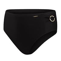 Speedo Womens Shaping High Waist Briefs Underwear Bottoms Black 16