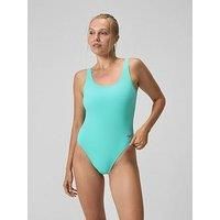 Speedo Womens Textured Deep U-Back - Blue