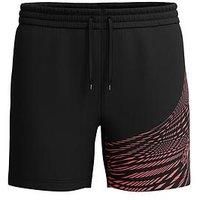 Speedo Medley Logo 16" Watershorts - Black/Orange