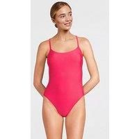 Speedo Solid Racerback 1 Piece - Raspberry Fill