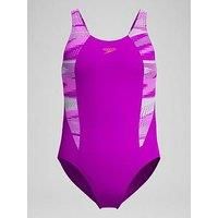 Speedo Girls Hyperboom Splice Muscleback - Pink