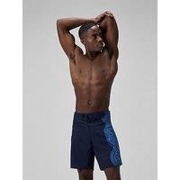 Speedo Mens The Lookout Boardshort 18 Inch Eng Print - Blue