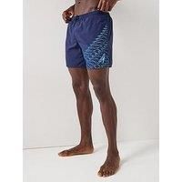 Speedo Mens Medley Logo 16 Inch Watershort - Navy