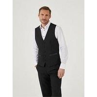 Skopes Cavendish Standard Tuxedo Waistcoat - Black