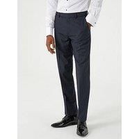 Skopes Cuba Tailored Fit Tuxedo Suit Trousers - Navy