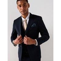 Skopes Harcourt Tailored Fit Suit Jacket - Navy
