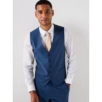 Skopes Remo Wool Rich Suit Waistcoat For Men in Blue, 34R-62R
