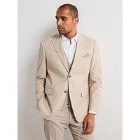 Skopes Jamie Tailored Fit Jacket For Men in Stone Beige, 36S-62L