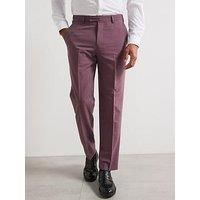 Skopes Tailored Fit Beckett Suit Trouser For Men in Mauve, 30W-58W