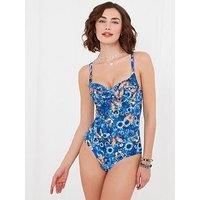 Joe Browns Women's Swimsuit Figure Flattering Retro Cupped One Piece Swimsuit