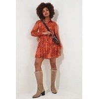 Joe Browns Golden Sunset Tunic Dress - Orange