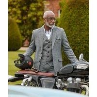 Joe Browns Men's Slim Fit Dogtooth Prince of Wales Check Single Breasted Blazer