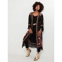 Joe Browns Embroidered Kimono - Black