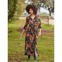 Joe Browns Women's Floral Lace Back Maxi Dress