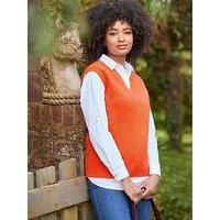 Joe Browns Lucy Knitted Vest - Orange