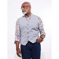 Joe Browns Men's Herringbone Linen Blend Suit Waistcoat