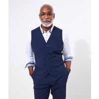 Joe Browns Men's Pinstripe Seersucker Suit Waistcoat