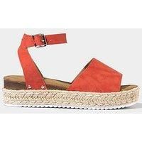 Joe Browns Women's Studded Ankle Strap Espadrille Sandals