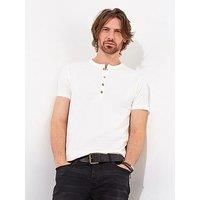 Joe Browns Men's Wooden Button Detail Short Sleeve Henley