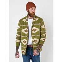 Joe Browns Men's Aztec Shawl Cardigan