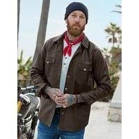 Joe Browns Men's Vintage-Inspired Western Leather Shirt