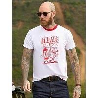 Joe Browns Men/'s Comic Beer and Guitar Graphic T-Shirt, White, XL