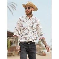 Joe Browns Men's Music Note Print Long Sleeve Shirt
