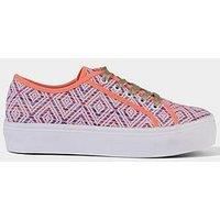 Joe Browns Women's Aztec Patterned Chunky Platform Trainers