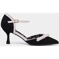 Joe Browns Women's Bow Detail Monochrome Slingback Heels