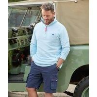 Joe Browns Men's Washed 1/4 Zip Funnel Neck Sweatshirt