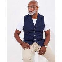 Joe Browns Men's Vintage Workwear Twill Waistcoat