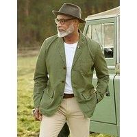 Joe Browns Men's Casual Soft Cotton Blazer, Green, 48