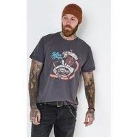 Joe Browns Burnout T-Shirt - Dark Grey