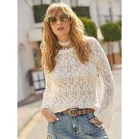 Joe Browns Women's Flared Sleeve Open Knit Jumper