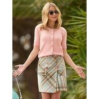 Joe Browns Women's Checked A-Line Co-Ord Pleated Mini Skirt