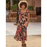 Joe Browns Women's Flowy Patchwork Maxi Dress