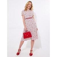 Joe Browns Women's Cherry Print Tie-Waist Midi Dress
