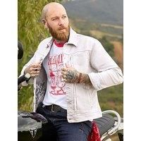 Joe Browns Men's Metallic Cotton Trucker Jacket