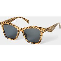 Joe Browns Women's Cheetah Print Cat Eye Sunglasses, Brown, One Size