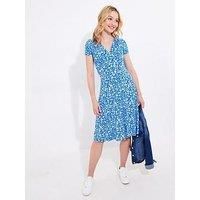 Joe Browns Women's Flattering Floral Jersey Wrap Dress