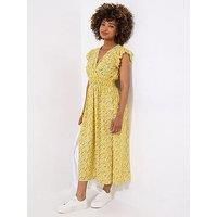 Joe Browns Women's Sunshine Ditsy Floral Casual Midi Dress