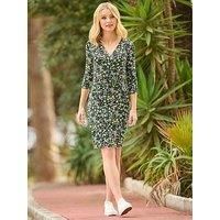 Joe Browns Women's Ditsy Print Rouched Jersey Wrap Dress
