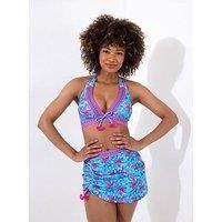 Joe Browns Women's Tropical Floral Print Padded Bikini Top
