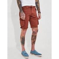 Joe Browns Men's Belted Relaxed Fit Cargo Shorts