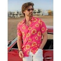 Joe Browns Men's Sunflower Holiday Short Sleeve Shirt